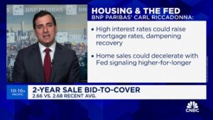 BNP Paribas forecasting further disinflation in housing market, says Chief U.S. Economist Riccadonna