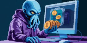 pixelated cthulu bitcoin mac computer macos malware gID 7