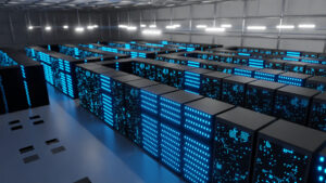 server racks in data center