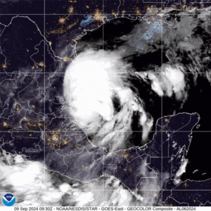 tropical storm francine gulf of mexico gif