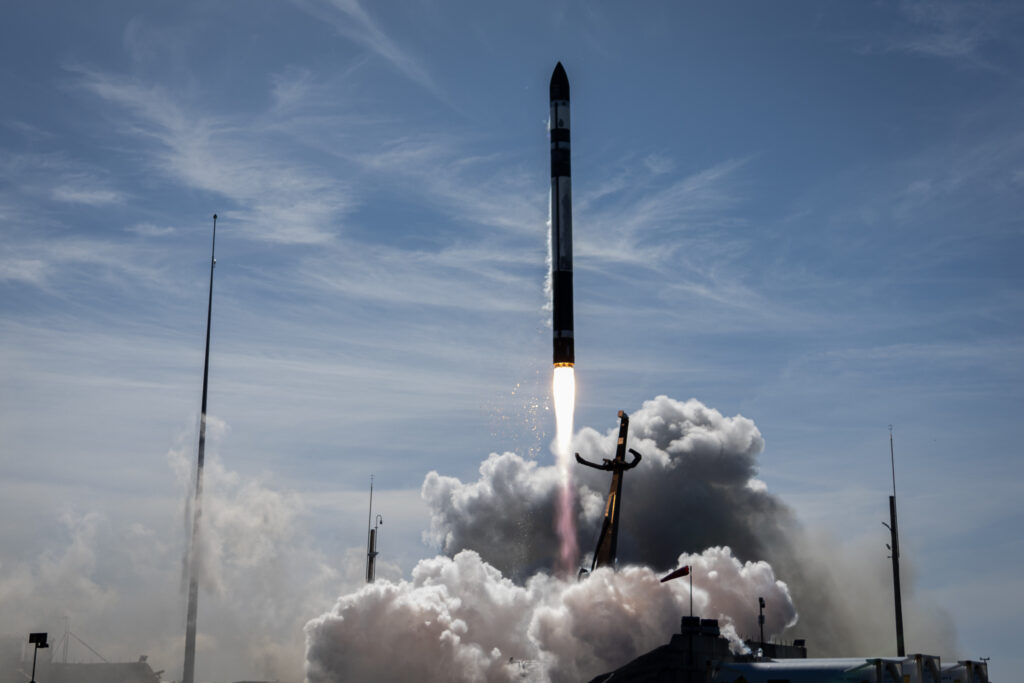 11252024 electron rocket launch from lc 1 in new zealand is rocket lab