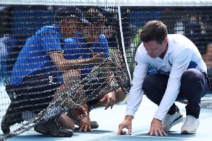 Rod Laver Arena Broken Net Australian Open scaled