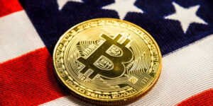 bitcoin btc on american flag us flag gID 7