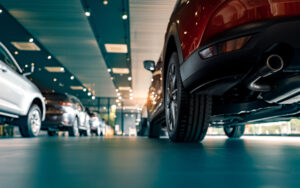 car dealership showroom