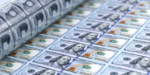 dollar bill printing press