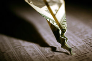 stock market crash plunge dollar newspaper invest dow sp 500 getty