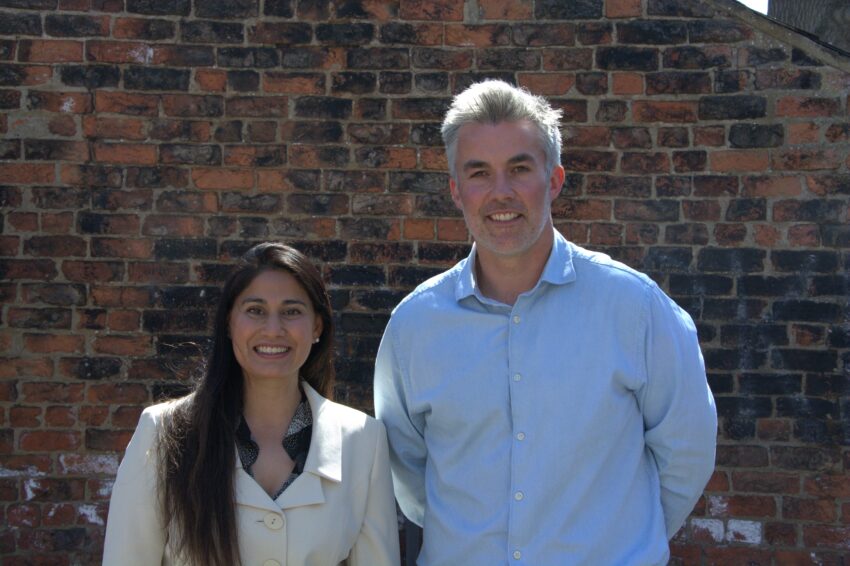 Natasha Babar Evans CEO at Better Connect and Mayor David Skaith scaled
