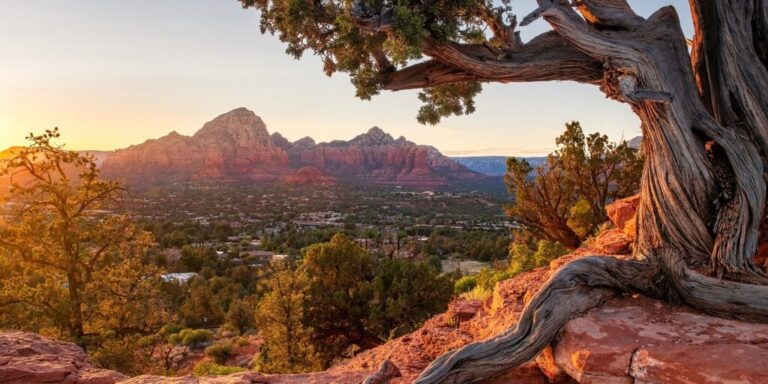 Sunset view of Sedona Arizona from Airport Mesa gID 7