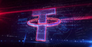 tether logo on computer circuitry gID 7